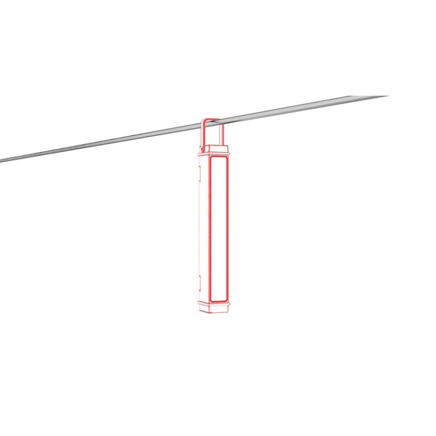 Ledlenser AF2R - Lampe de travail rechargeable LED dimmable, IP54, 1000 lm, autonomie 50 h