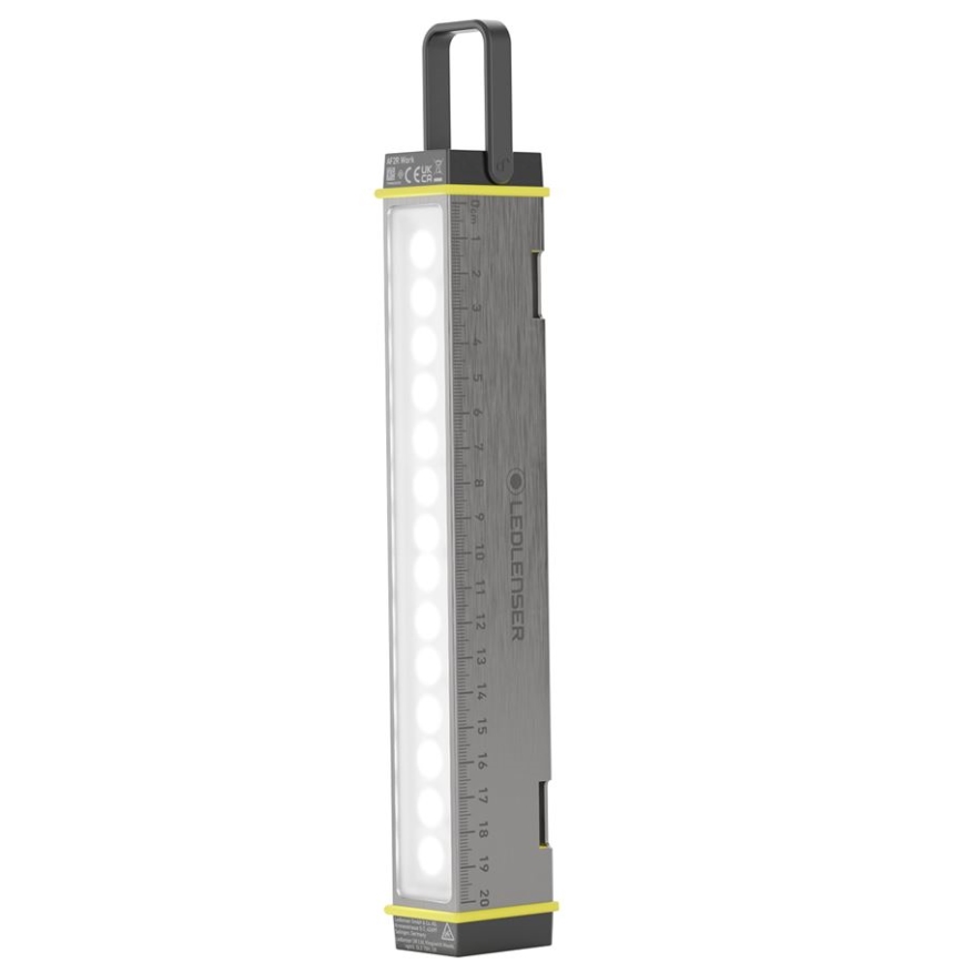 Ledlenser AF2R - Lampe de travail rechargeable LED dimmable, IP54, 1000 lm, autonomie 50 h