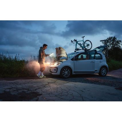 Ledlenser AF2R - Lampe de travail LED rechargeable à intensité réglable, IP54, 1000 lm, 50 h d'autonomie, 4810 mAh