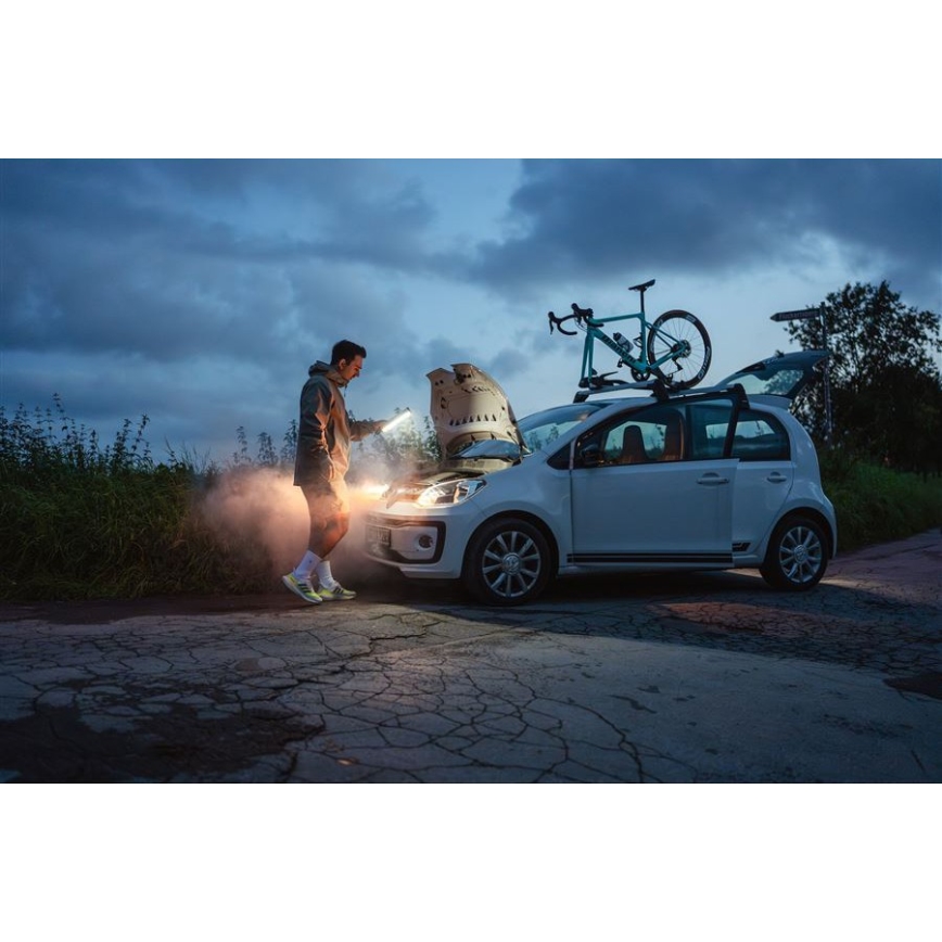 Ledlenser AF2R - Lampe de travail LED rechargeable à intensité réglable, IP54, 1000 lm, 50 h d'autonomie, 4810 mAh