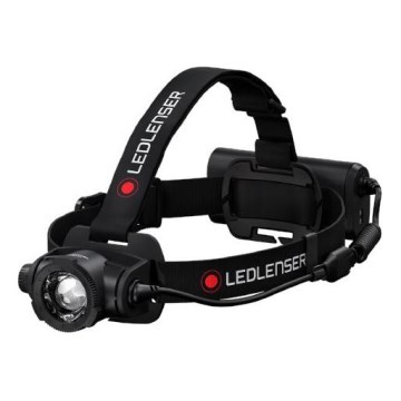 Ledlenser H15R CORE - Lampe frontale LED rechargeable à intensité variable, batterie 4800 mAh, IP67, 2500 lm, autonomie 80 h, noire
