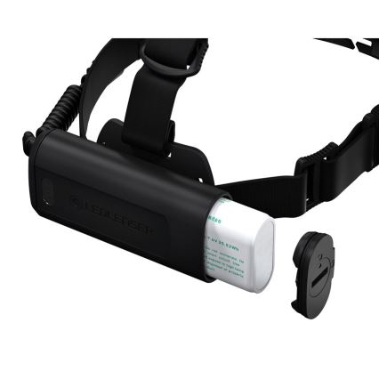 Ledlenser H15R CORE - Lampe frontale LED rechargeable à intensité variable, batterie 4800 mAh, IP67, 2500 lm, autonomie 80 h, noire