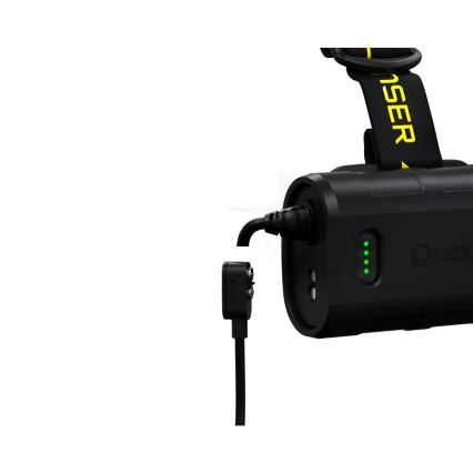 Ledlenser H15R WORK - lampe frontale LED rechargeable à intensité variable, 4800 mAh, IP67, 2500 lm, 70 h, noire