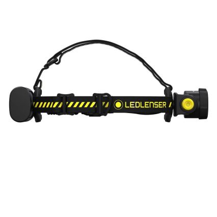 Ledlenser H15R WORK - lampe frontale LED rechargeable à intensité variable, 4800 mAh, IP67, 2500 lm, 70 h, noire
