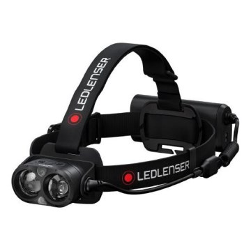 Ledlenser H19R CORE - Lampe frontale LED rechargeable à intensité variable, 4800 mAh, IP67, 3500 lm, jusqu'à 20 h d'autonomie, noire