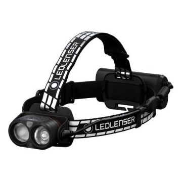 Ledlenser H19R SIGNATURE - Lampe frontale rechargeable LED à intensité variable / 4800 mAh IP68 4000 lm 20 h noire
