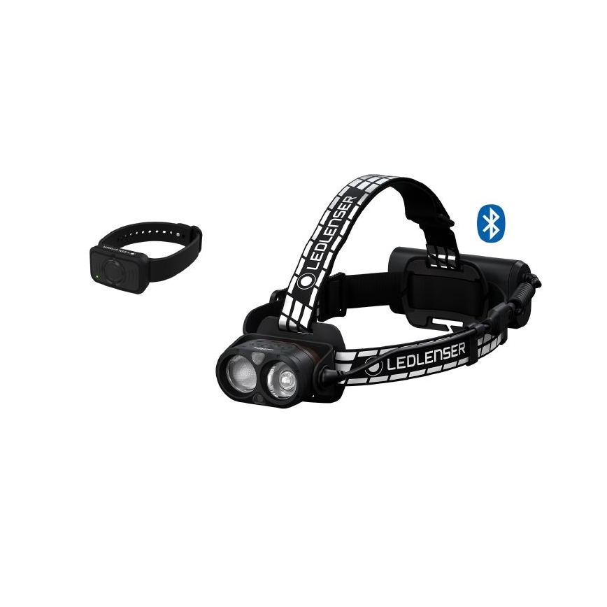 Ledlenser H19R SIGNATURE - Lampe frontale rechargeable LED à intensité variable / 4800 mAh IP68 4000 lm 20 h noire