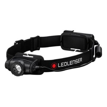 Ledlenser H5 CORE - Lampe frontale à LED, intensité réglable, 1xAA, IP67, 350 lm, 20 h, noire