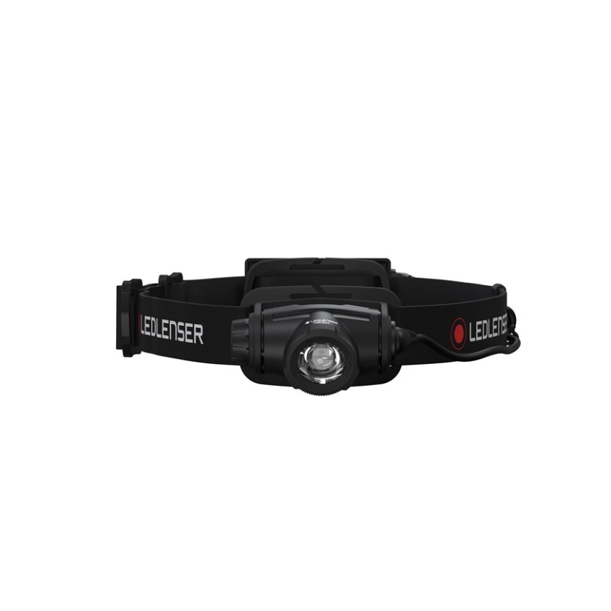 Ledlenser H5R CORE - Lampe frontale rechargeable LED dimmable, 1800 mAh, IP67, 500 lm, 50 h, noire