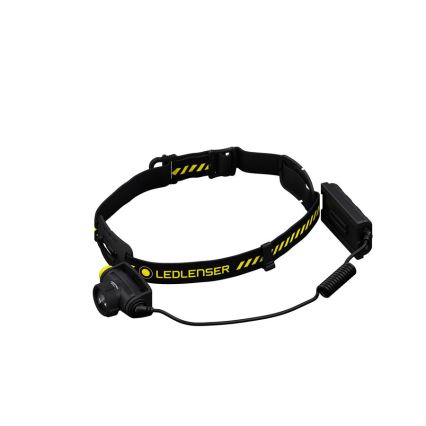 Ledlenser H5R WORK - Lampe frontale rechargeable LED à intensité réglable, 1800 mAh, IP67, 500 lm, 45 h, noire