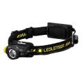 Ledlenser H5R WORK - Lampe frontale rechargeable LED à intensité réglable, 1800 mAh, IP67, 500 lm, 45 h, noire