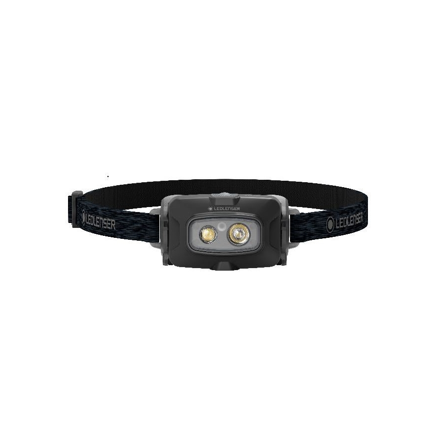 Ledlenser HF4R Core - Lampe frontale rechargeable à LED dimmable, 1000 mAh, IP68, 500 lm, 35 h, noire