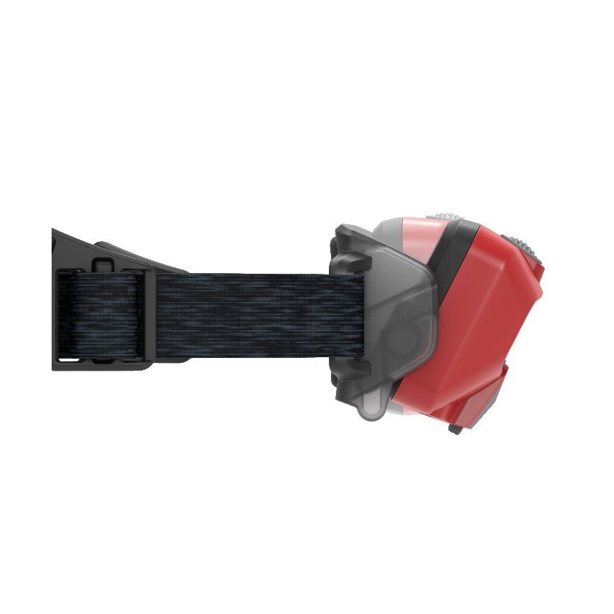 Ledlenser HF6R Core - lampe frontale rechargeable à LED, à intensité réglable, batterie 2000 mAh, indice de protection IP68, 800 lm, jusqu'à 60 h d'autonomie, rouge