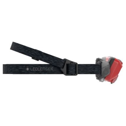 Ledlenser HF6R Core - lampe frontale rechargeable à LED, à intensité réglable, batterie 2000 mAh, indice de protection IP68, 800 lm, jusqu'à 60 h d'autonomie, rouge