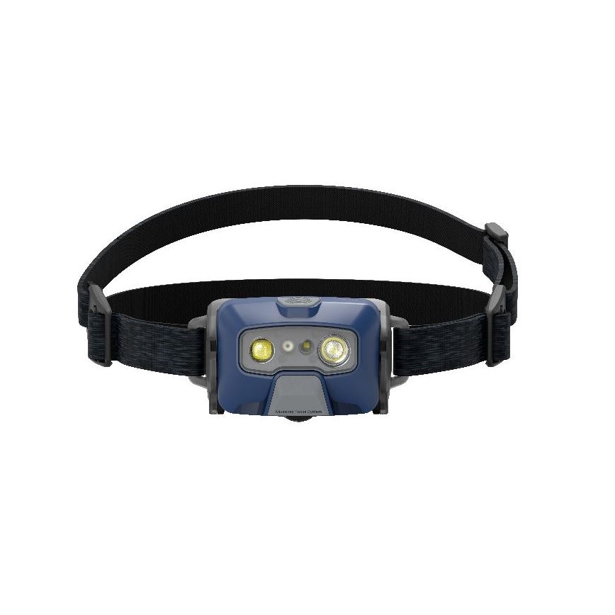Ledlenser HF6R Core - lampe frontale rechargeable à LED, dimmable, batterie 2000 mAh, IP68, 800 lm, jusqu'à 60 h d'autonomie, bleu