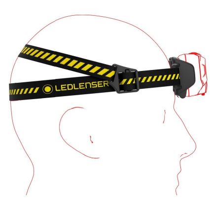 Ledlenser HF6R Work - lampe frontale LED rechargeable à intensité variable/2000 mAh IP68 800 lm 60 h noire