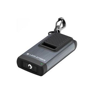 Ledlenser K4R GRAY - Lampe de poche rechargeable à LED, à intensité réglable / 180 mAh / IP2X / 120 lm