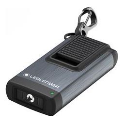 Ledlenser K4R GRAY - Lampe de poche rechargeable à LED, à intensité réglable / 180 mAh / IP2X / 120 lm