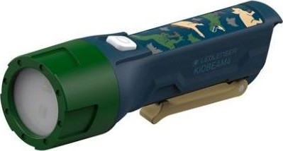 Ledlenser KIDBEAM4 DINO - lampe torche LED pour enfants à intensité réglable / 2xAAA IP44 verte