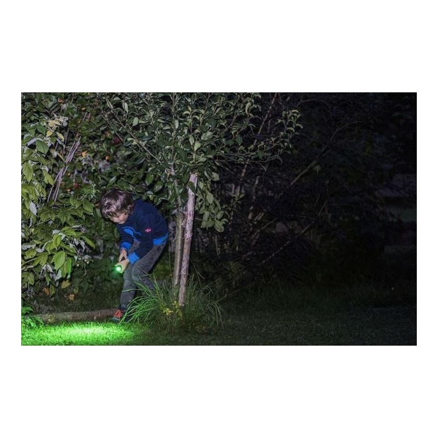 Ledlenser KIDBEAM4 DINO - lampe torche LED pour enfants à intensité réglable / 2xAAA IP44 verte