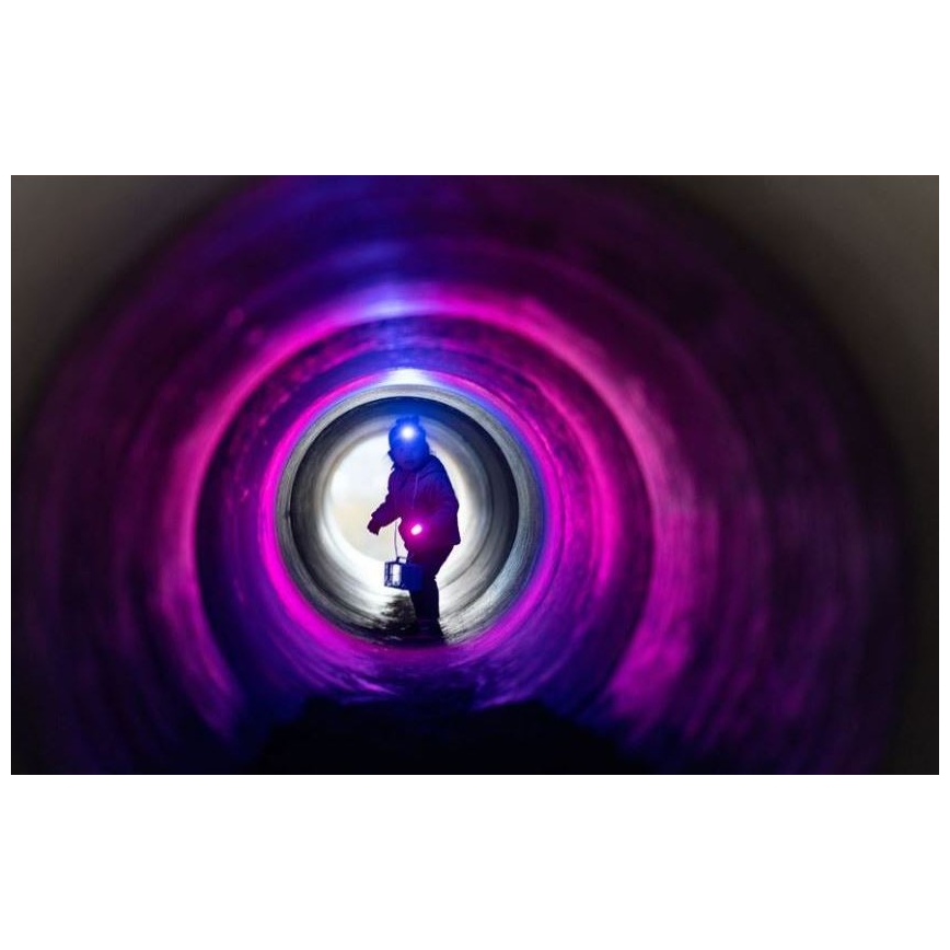 Ledlenser KIDBEAM4 RAINBOW - lampe de poche pour enfants à luminosité réglable LED/2xAAA IP44 violette
