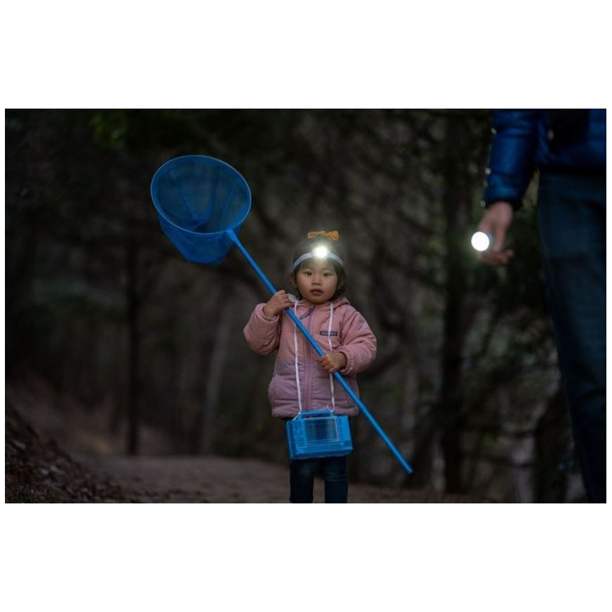Ledlenser KIDBEAM4 RAINBOW - lampe de poche pour enfants à luminosité réglable LED/2xAAA IP44 violette