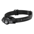 Ledlenser MH3 - Lampe frontale LED à intensité réglable, 1xAA, IP54, 200 lm, 35 h, noire