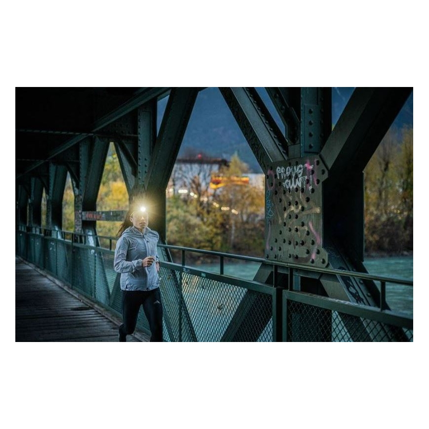 Ledlenser NEO1R - Lampe frontale LED rechargeable à intensité réglable, LED/730 mAh, IP67, 250 lm, 15 h, vert