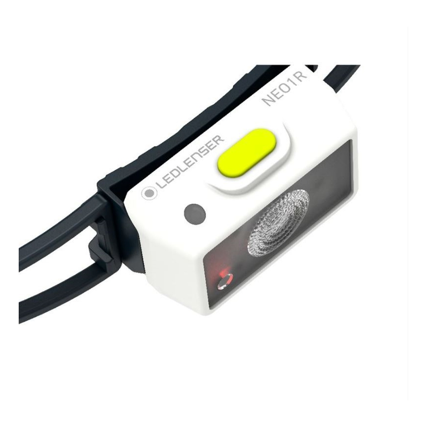 Ledlenser NEO1R - Lampe frontale LED rechargeable à intensité réglable, LED/730 mAh, IP67, 250 lm, 15 h, vert