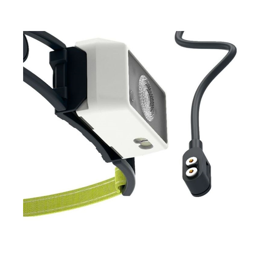 Ledlenser NEO1R - Lampe frontale LED rechargeable à intensité réglable, LED/730 mAh, IP67, 250 lm, 15 h, vert