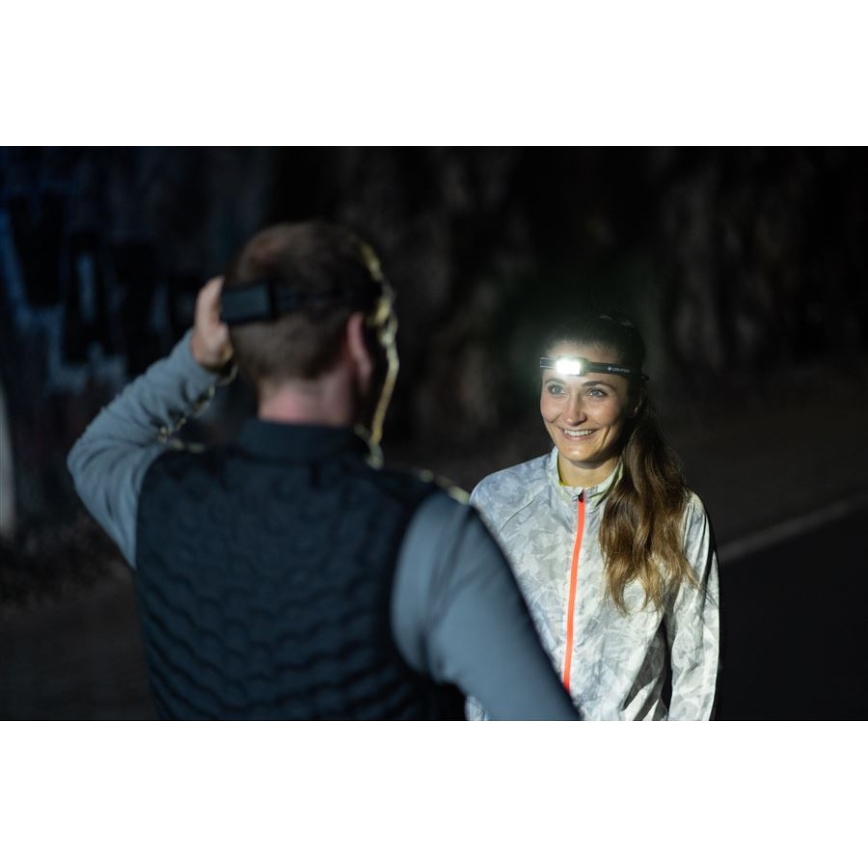 Ledlenser NEO5R - lampe frontale rechargeable LED à intensité réglable LED/1800 mAh IP54 600 lm 35 h noir/blanc