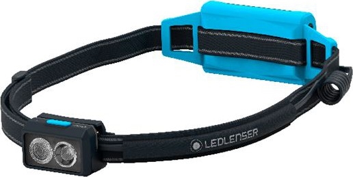 Ledlenser NEO5R - lampe frontale rechargeable LED à intensité réglable / 1800 mAh IP54 600 lm 35 h bleu