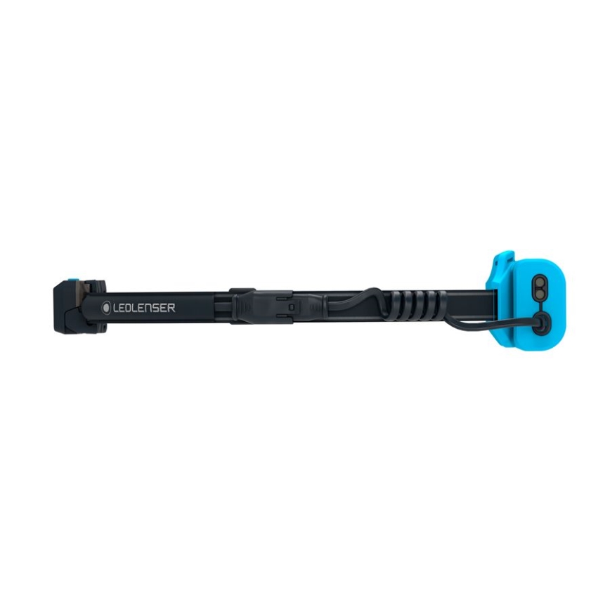 Ledlenser NEO9R - Lampe frontale rechargeable à LED à intensité réglable LED/5000 mAh IP54 1200 lm 120h noir/bleu