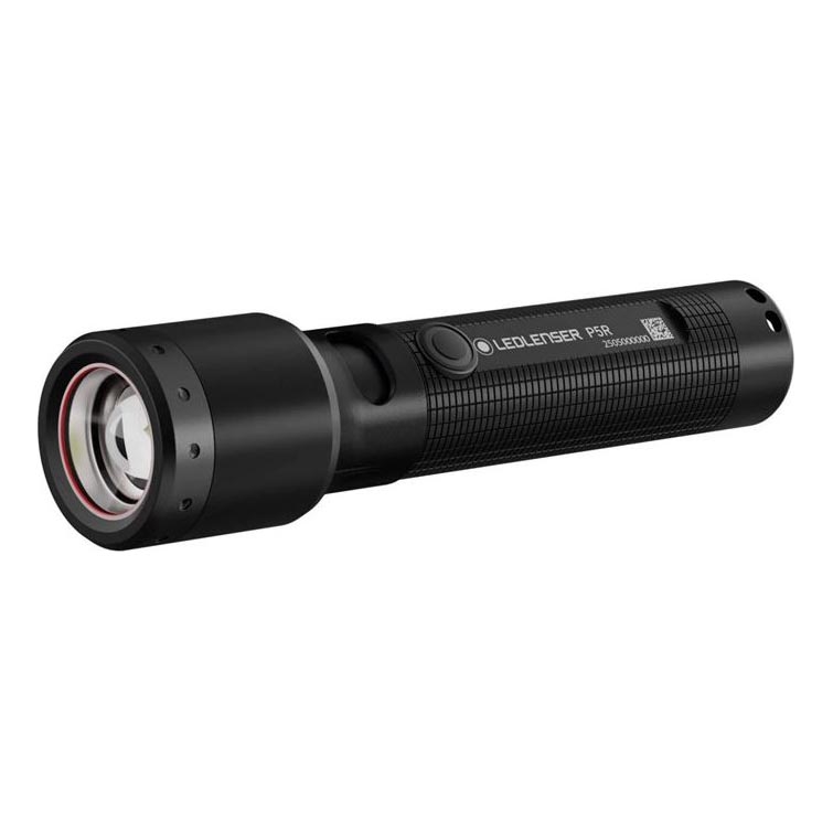 Ledlenser P5R - Lampe torche LED rechargeable à intensité réglable LED/1xAA/700 mAh IP68 750 lm 20 h noire