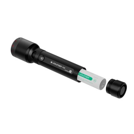 Ledlenser P6R - Lampe torche LED rechargeable à intensité variable LED/3000 mAh IP68 1200 lm 65 h noire
