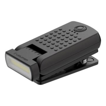 Ledlenser W1R - Lampe de travail LED rechargeable et dimmable avec clip LED/740 mAh IP54 220 lm