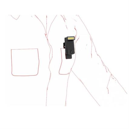 Ledlenser W1R - Lampe de travail LED rechargeable et dimmable avec clip LED/740 mAh IP54 220 lm