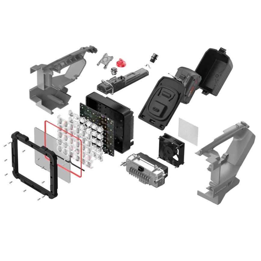 Ledlenser XP30R - Torche rechargeable dimmable à LED/5000 mAh IP54 32000 lm 16 h gris