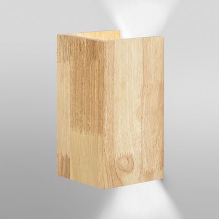 Ledvance - Applique murale à intensité variable SMART+ WOOD LED/12W/230V 3000-6500K Wi-Fi