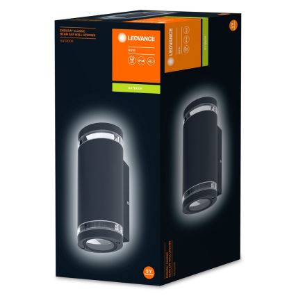Ledvance - Applique murale d'extérieur BEAM 2xGU10/35W/230V IP44