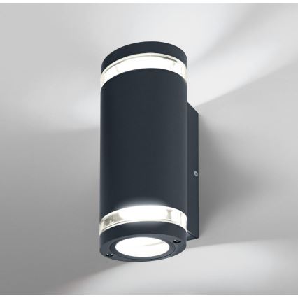 Ledvance - Applique murale d'extérieur BEAM 2xGU10/35W/230V IP44