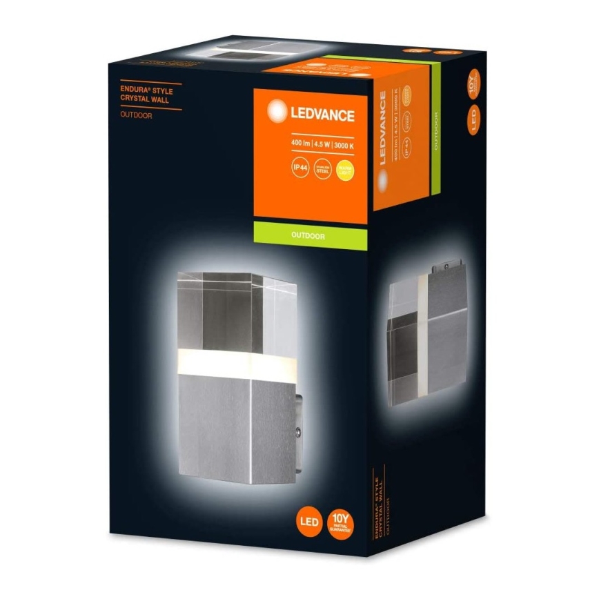 Ledvance - Applique murale d'extérieur CRYSTAL LED/4,5W/230V IP44