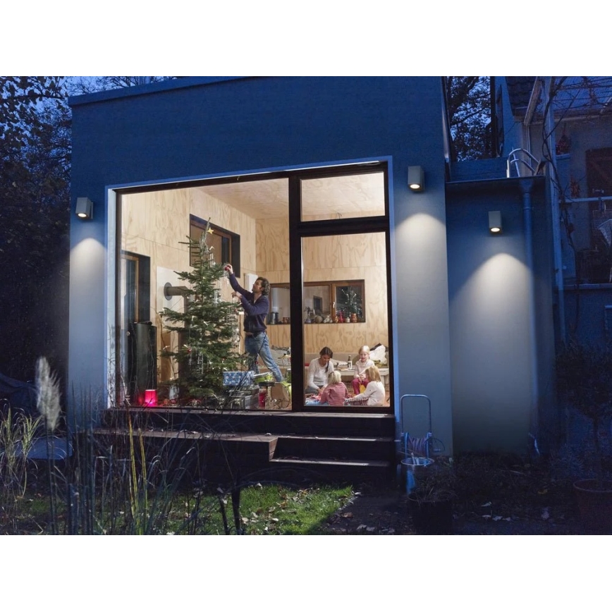 Ledvance - Applique murale d'extérieur ENDURA CLASSIC 1xGU10/35W/230V IP44 gris