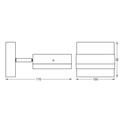 Ledvance - Applique murale d'extérieur ENDURA CLASSIC 1xGX53/12W/230V IP44