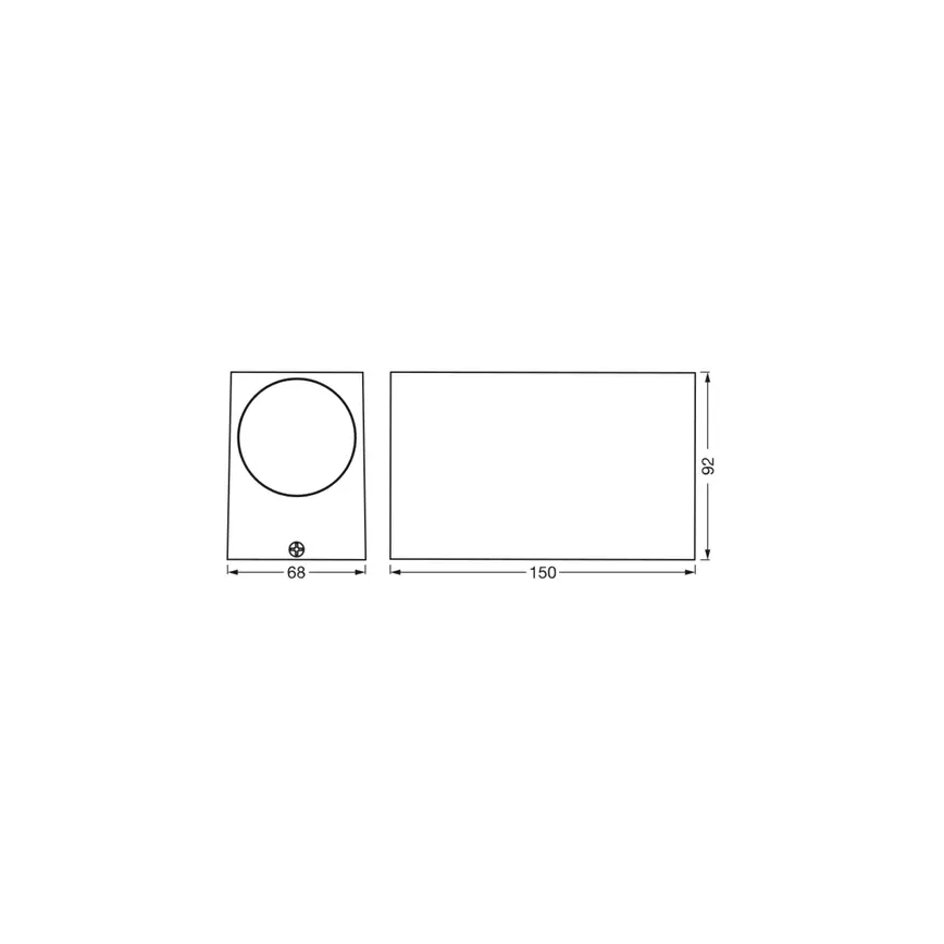 Ledvance - Applique murale d'extérieur ENDURA CLASSIC 2xGU10/35W/230V IP44