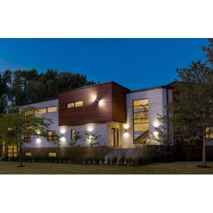 Ledvance - Applique murale d'extérieur ENDURA ROTARY 2xGU10/5W/230V IP44