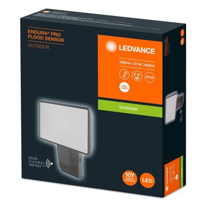 Ledvance - Applique murale extérieur LED avec capteur FLOOD LED/27W/230V IP55