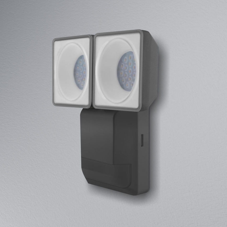 Ledvance - Applique murale extérieur LED avec capteur SPOT 2xLED/8W/230V IP55