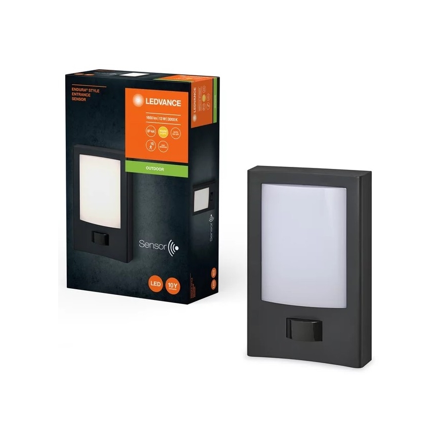 Ledvance - Applique murale extérieure avec détecteur ENDURA STYLE LED/13W/230V IP44