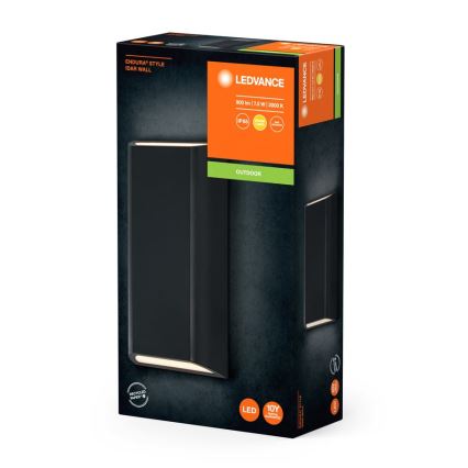Ledvance - Applique murale extérieure ENDURA STYLE IDAR 2xLED/3,75W/230V IP65